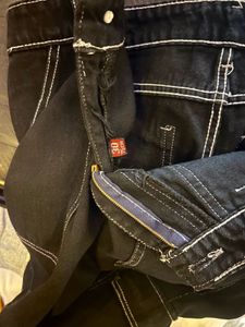 Black Wide Leg Cargo Pants