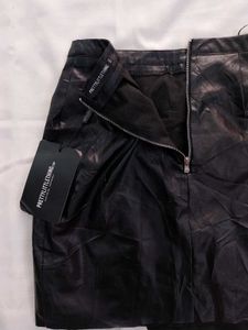 Asymmetrical Leather Mini skirt  Gothic Pintresty