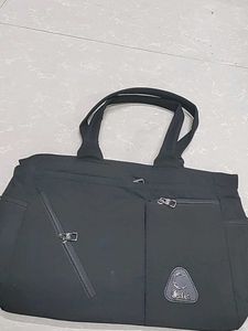 Stylish Black Tote Bag