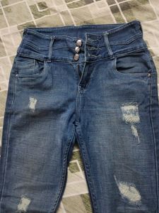 GS Jeans 3 Buttons Skinny Mildly Distressed