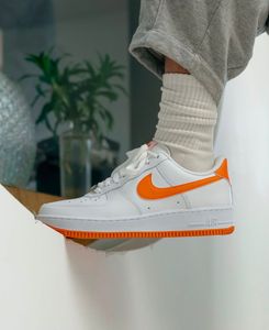 Nike Air Force 1 White Orange