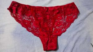 Red Lace Briefs