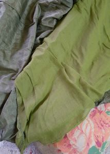 Olive Green Anarkali