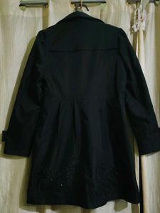 Elegant Black Trench Coat