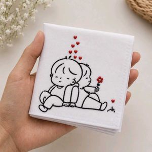 Cute Embroidered Handkerchief