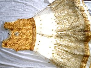 embroidery design and stone work
