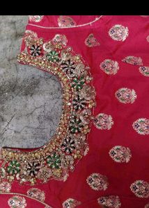Beautiful Pink Kurta with Gold Print
