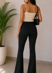 Madish Black Bootcut Jeans