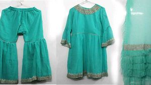 Party wear Heavy Sharara Set