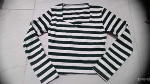 Striped Long Sleeve Top