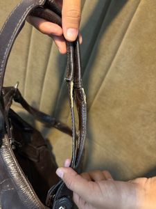 Coach Black Leather Shoulder Bag