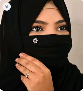 Black Embellished Face Masks