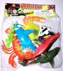 Toy Sea Creatures Set
