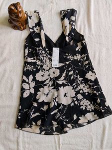 Chic Floral Print Tank Top