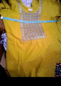 Elegant Yellow Kurta Set with Dupatta