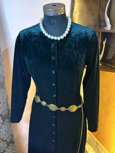 Elegant Velvet Maxi Dress