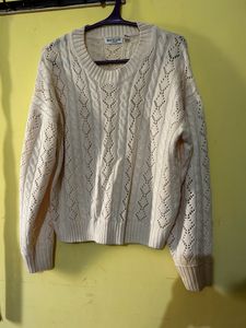 BRAVE SOUL knitted Pullover With Ribbed Hems SizeL