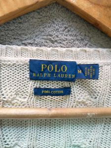 Polo Ralph Lauren Cable Knit V-Neck Sweater