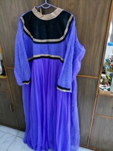 Vibrant Purple Ethnic Gown