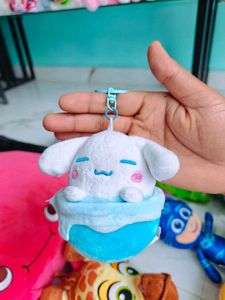 Kawaii Cinnamoroll Plush Keychain