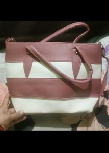 Chic Striped Tote Bag