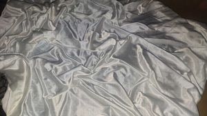 silk White sareee