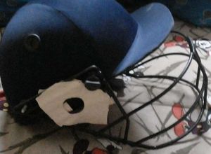 Navy Blue Cricket Helmet