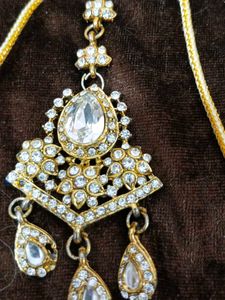 Bridal Elegance: Classy American Diamond Set