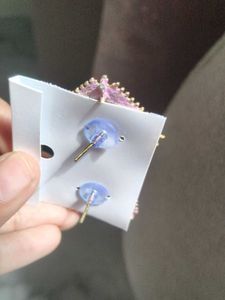 pink studs or earings
