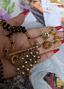 Peacock Design Necklace &amp; Earring Set  any 1
