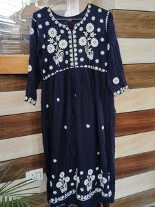 Nairacut Embroidered long length Kurti (New)