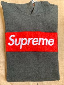 Grey Supreme Hoodie