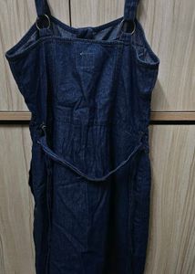 Denim Button-Down Dress
