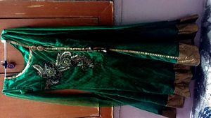 Net Anarkali Gown