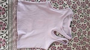 Lilac Cut-Out Tank Top