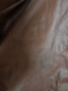 brow normal leather men’s jacket