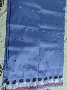 Saree with ready blouse fully new