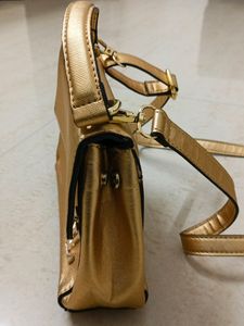 Golden Sling Bag | Gold Purse