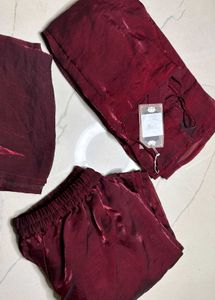 Nishorama Laila Maroon Fendi Kurta Pant &amp; Dupatta