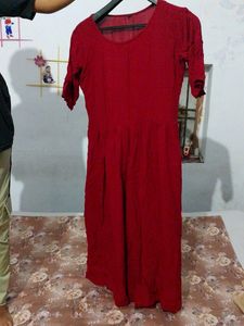A-line Cotton Frock