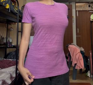 Women's Heathered Purple T-Shirt