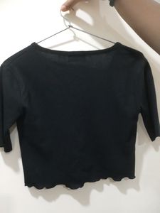 Black Crop Top