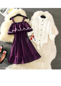 Purple Layered Dress