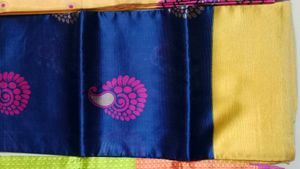 Vibrant Silk Saree with Paisley Motifs