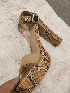 Snakeskin Heels
