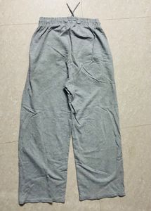 Comfortable Grey Wide-Leg Sweatpants