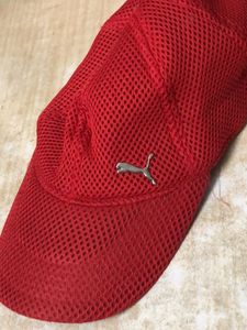 Puma Red Mesh Baseball Cap