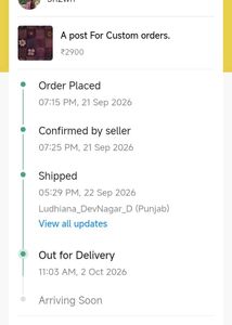 A post For Custom orders.