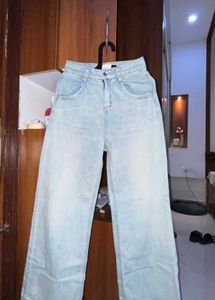 light wash blue baggy jeans