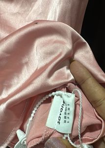 Satin Pink Mini Dress
